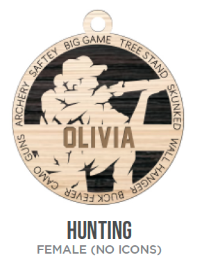 Hunting Sports Wooden Ornament